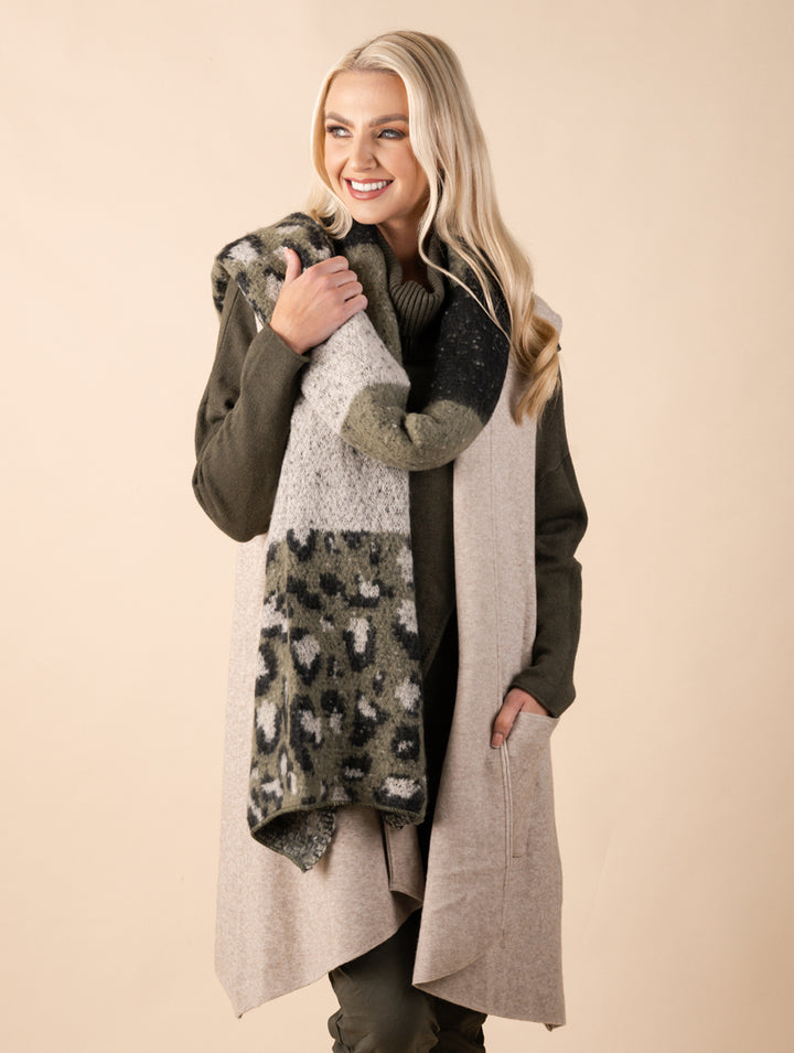 Longline Waistcoat - Beige