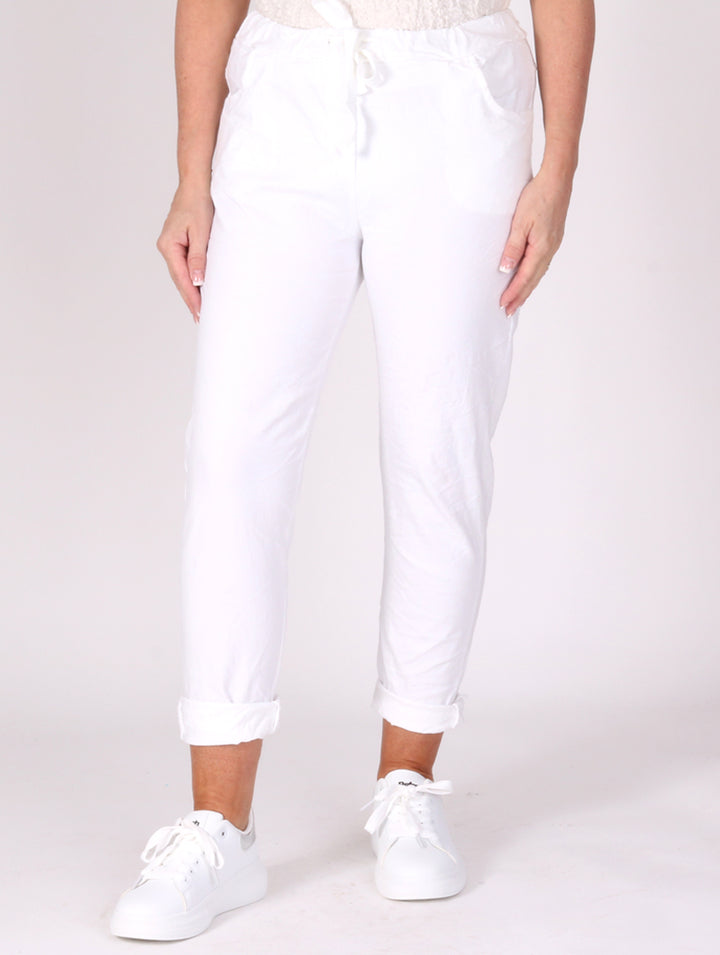 Luxury Magic Trousers - White