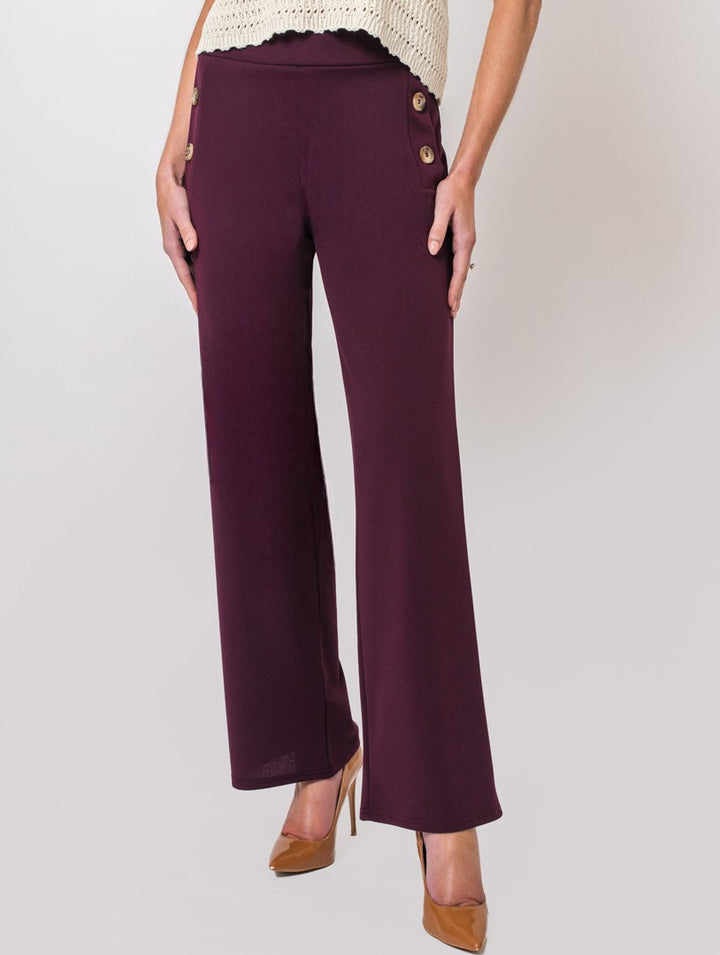 25" Katy Trousers - Wine