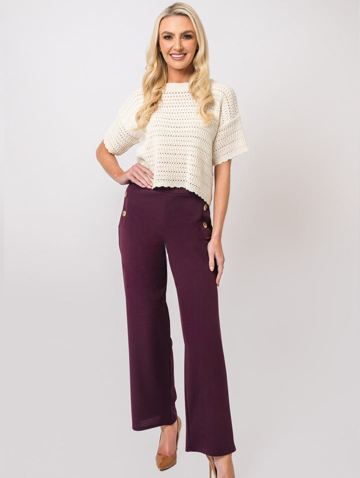 29" Katy Trousers - Wine