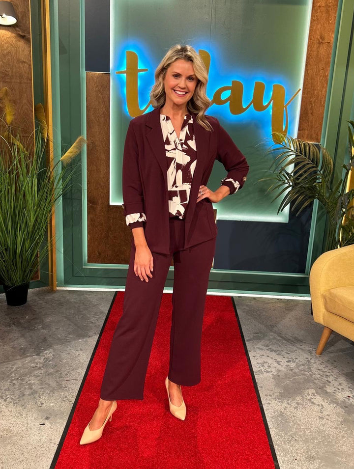27" Katy Trousers - Wine